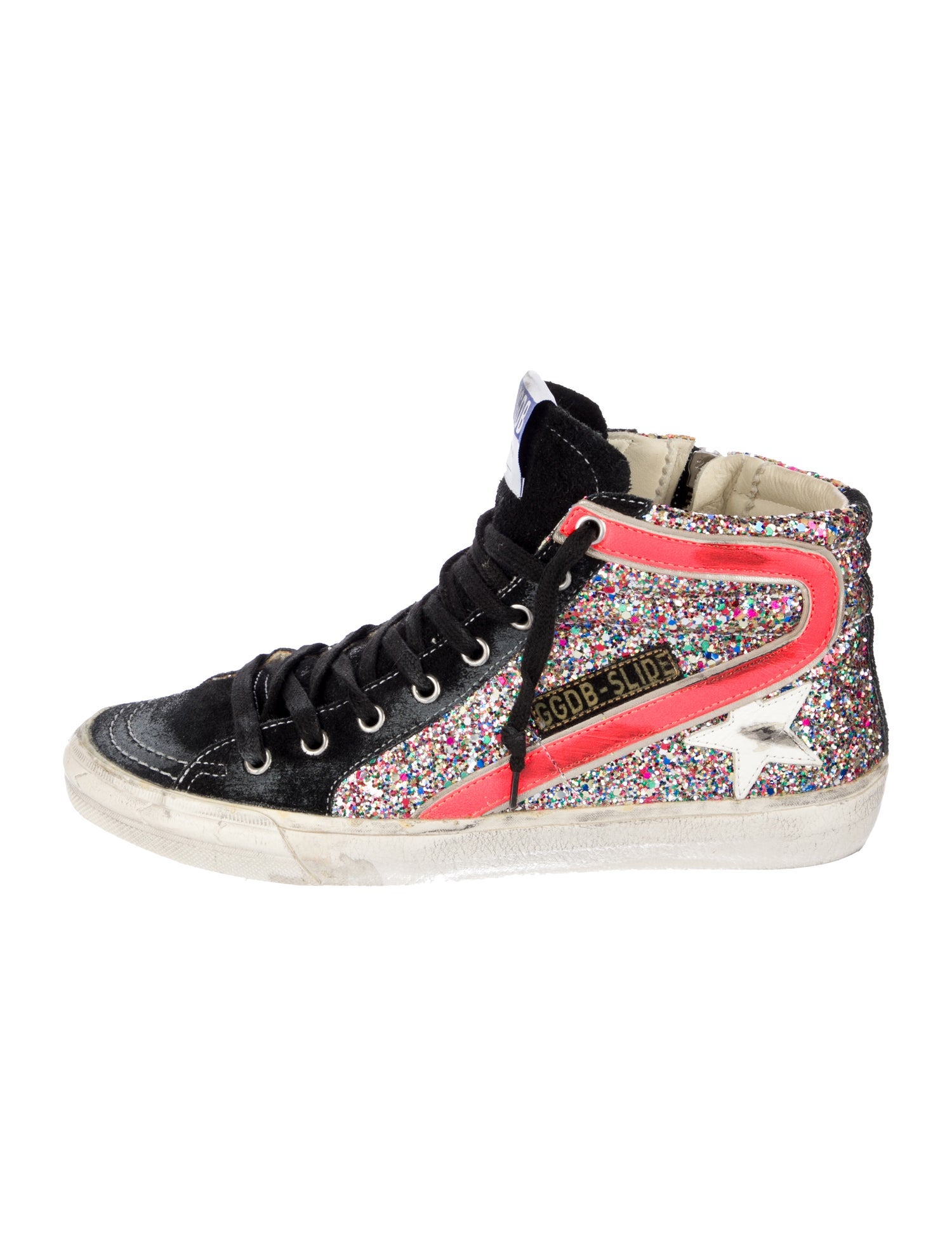 Golden Goose Suede Printed Sneakers